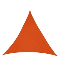 jarolift Sonnensegel | dreieckig, 4x4x4 m, wasserdicht, orange | jarolift Sonnensegel Dreieck für Terrasse, Balkon, Garten