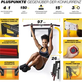 Sportstech Klimmzugstange Schwarz