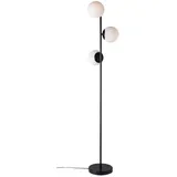 Nordlux Lilly Stehleuchte schwarz/Opalglas