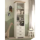 Begabino Standregal 4 Fächer 3 Schubkästen 0 x 0 x 0 cm Weiß