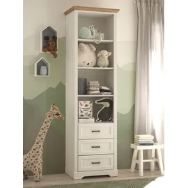 Begabino Standregal 4 Fächer 3 Schubkästen 0 x 0 x 0 cm Weiß