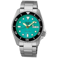 Seiko SRPK33K1 Unisex Automatikuhr Stahl/Türkis