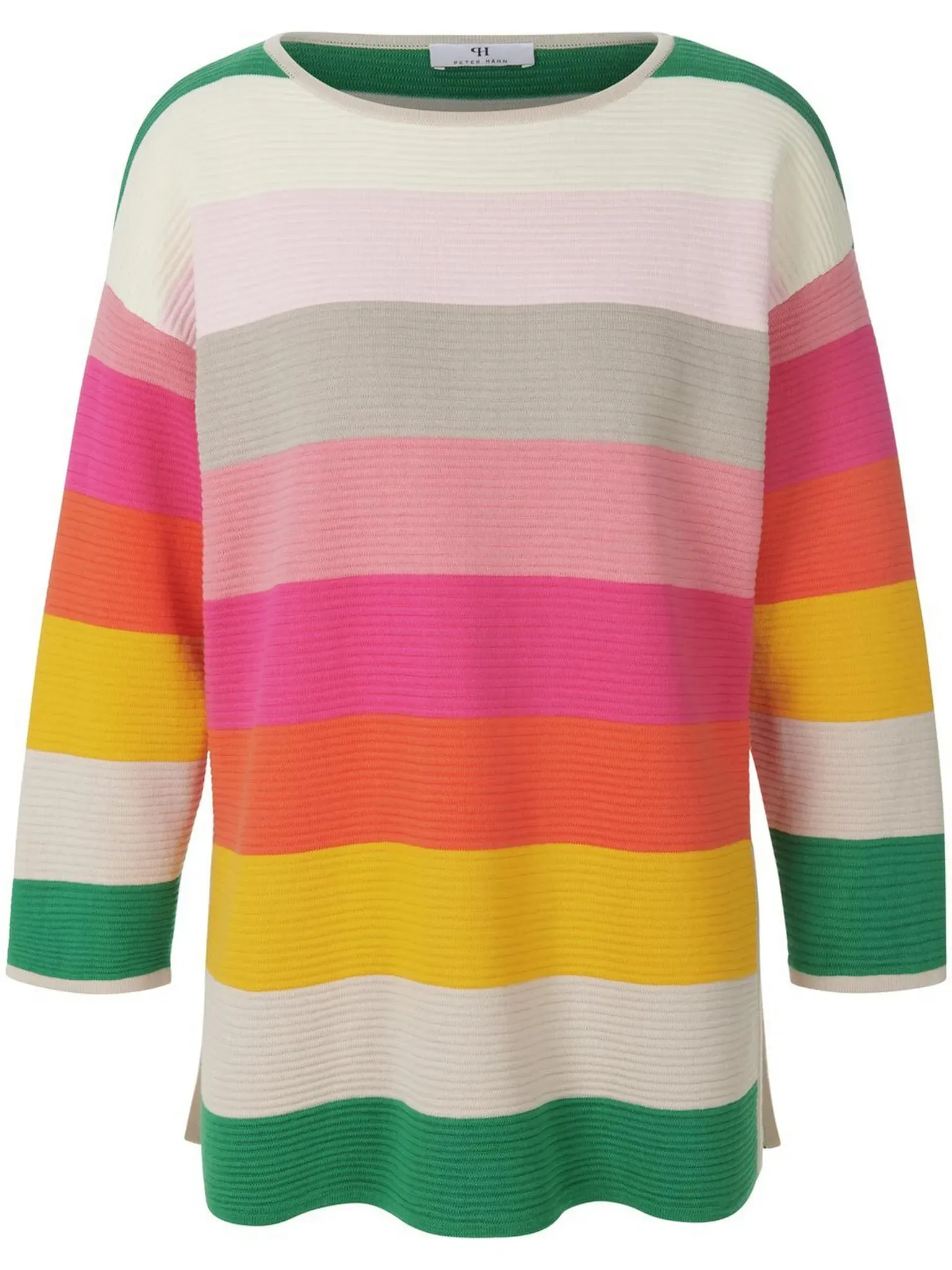 Rundhals-Pullover Peter Hahn multicolor