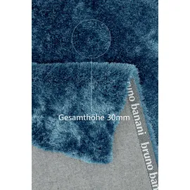 Bruno Banani Dana Teppich Kurzflorteppich 300 x 400 cm Blau