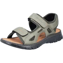 Rieker Freizeitsandalen Herren Grau/Grün 41