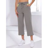 Sieh an! 7/8-Hose Freizeithose Grau 40