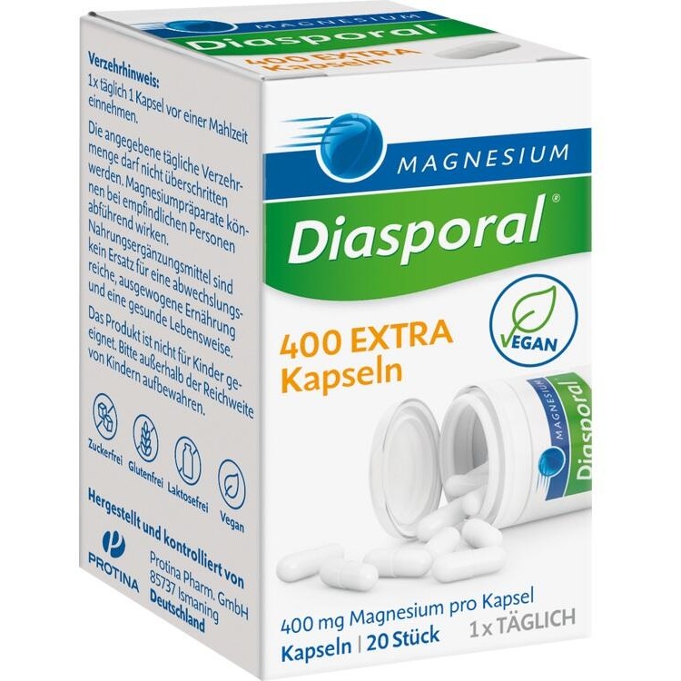 magnesium diasporal 400 extra kapseln
