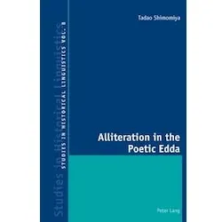 Alliteration in the Poetic Edda, Fachbücher von Tadao Shimomiya