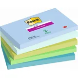 Post-it Super Sticky Notes Oasis Collection, 5 Blöcken, 90 Blatt