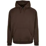 URBAN CLASSICS Blank Kapuzenpullover Brown 5XL