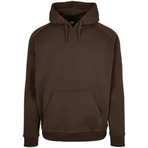 URBAN CLASSICS Blank Kapuzenpullover Brown 5XL