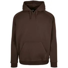 URBAN CLASSICS Blank Kapuzenpullover Brown 5XL