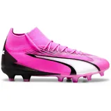 Puma Ultra PRO FG/AG Soccer Shoe, Poison Pink-PUMA White-PUMA Black, 43