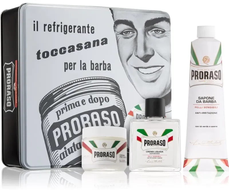 Proraso Sensitive Skin Rasierset für Herren