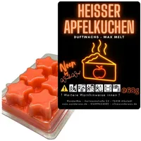 WonderWax Duftwachs WonderWax® Neon Duftwachs 6 Sterne (Früchte Tee Mix), Duftrichtung: Heißer Apfelkuchen