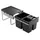 HAILO Raumspar Tandem 18 l Dunkelgrau