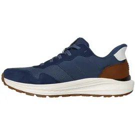 SKECHERS Slade-Cooper Herren Slip-Ons Memory Foam Air Cooled Blau 41