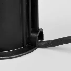 LINDBY Bodeneinbaustrahler Edelstahl Ø11cm GU10 IP67 1-flammig grau
