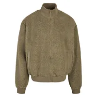 URBAN CLASSICS Boxy Sherpa Jacket - Olive