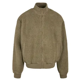 URBAN CLASSICS Boxy Sherpa Jacket - Olive