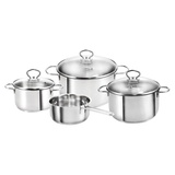 Kopf Merkur Topf-Set 4-tlg. 3 x Fleischtopf + Stielkasserolle