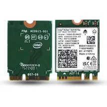 Intel WLAN-Adapter Wi-Fi 6E AX210 1675 2x2 2400 MBit/s Grün