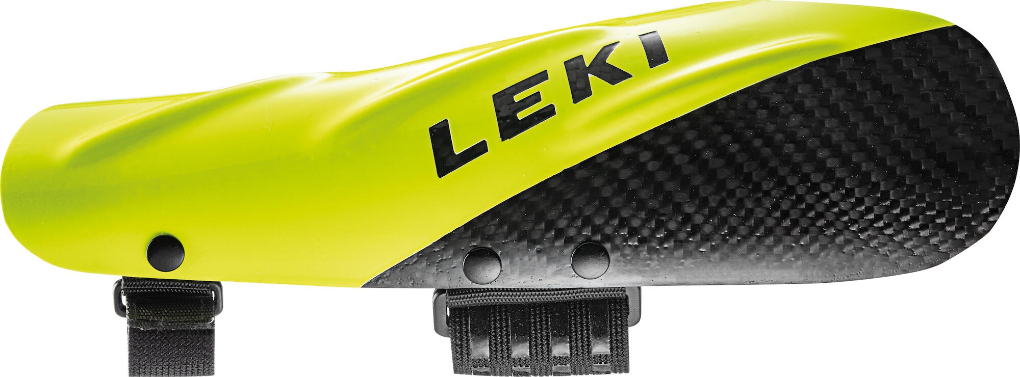LEKI Forearm Protector Carbon 2.0 Big sichtcarbon-neongelb Groß