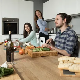 Relaxdays Schneidebrett Natur 45,0 x 35,0 cm