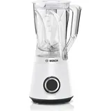 Bosch Standmixer Smoothie Maker, 1200 W, 1,5l Tritan-Mixbehälter, weiß, spülmaschinengeeignete Teile, 30.000 U/min,  Europe, VitaPower Serie - Weiß
