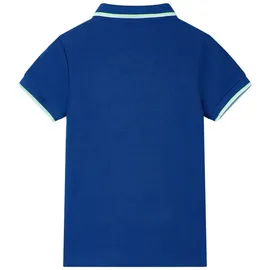 vidaXL Kinder-Poloshirt Dunkelblau 128