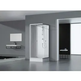 Marwell Komplettdusche White Dream 80 x 80 cm