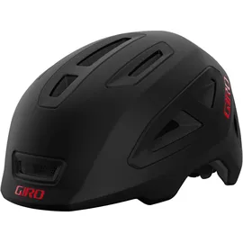 Giro Scamp II 49-53 cm Kinder matt black/red 2021