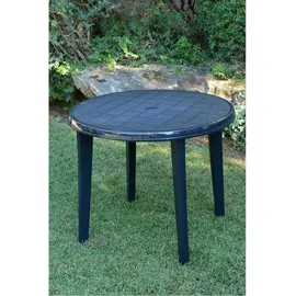 JARDIN Gartentisch 90 x 5,6 x 90 cm Cappuccino