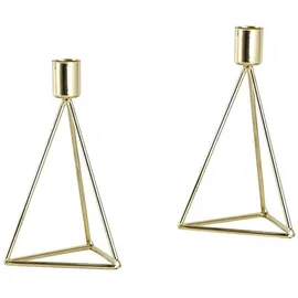 Echtwerk Kerzenständer-Set Diamant Gold