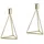 Echtwerk Kerzenständer-Set Diamant Gold