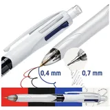 BIC 4 Colours 3+1 HB grau, Schreibfarbe: schwarz, blau, rot, grau, 1 St.