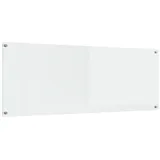 vidaXL Küchenrückwand Transparent 110x40x0,6 cm Hartglas
