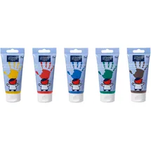 Lefranc Bourgeois Fingerfarben Set 5 St. 80 ml farbsortiert