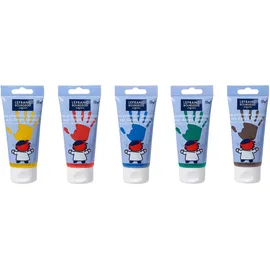 Lefranc Bourgeois Fingerfarben Set 5 St. 80 ml farbsortiert