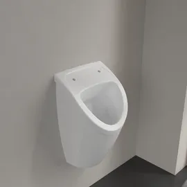 Villeroy & Boch O.NOVO Keramik Absaug Urinal mit Deckel und Ceramic Plus Beschichtung,weiß