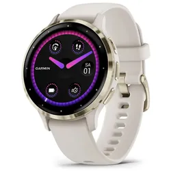 Venu 3S Digital Smartwatch Rund (Gold, Elfenbein) (Versandkostenfrei)