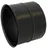 Bertrams Wandfutter Ø 180 mm doppelt 0,8 mm pulverbeschichtet schwarz