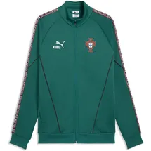 Puma Portugal King Anthem Trainingsjacke Green Lagoon/Ruby Shimmer M