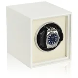 MODALO Uhrenbeweger TWIST 1 Uhr, (Uhrenboxen, Uhrenkasten Uhrenbeweger 1 Uhr) weiß