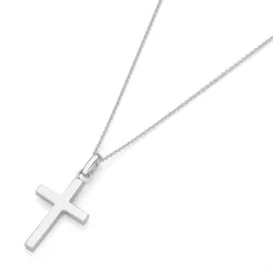 Smart Jewel Kette Kreuz Anhänger, Silber 925 Ketten   Silber Damen 