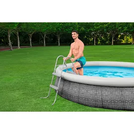 BESTWAY Poolleiter grau 84 cm