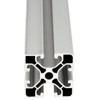 SCHMIDT systemprofile 2000mm Aluminium Profil 40x40mm Nut 8 Maßbandprofil eloxiert 4040 Alu Konstruktionsprofil Aluprofil 2m