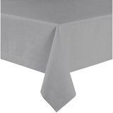 sander table + home Tischdecke Tischdecke "Loft" (1-tlg), fleckabweisend Uni grau|silberfarben eckig | 135 cm x 170 cm