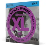 D'Addario EXL120 Nickel Wound E-Gitarrensaiten, Super Light, 9-42