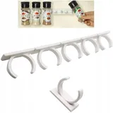 Gewürzregal für die Küche, für Medizinschrank, 5 Plätze, universell, Weiß